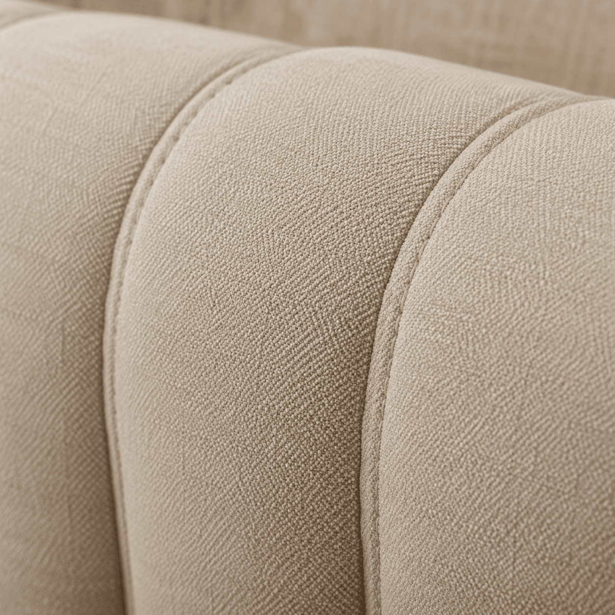 Chaise end of the sectional with washable loose covers